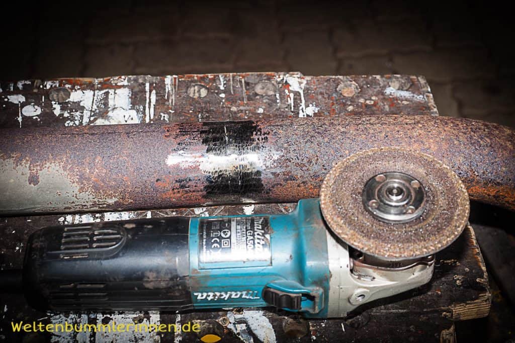 2017-06-07 12-32-30 wp Umbau Auspuff beim Steyr 680 GL