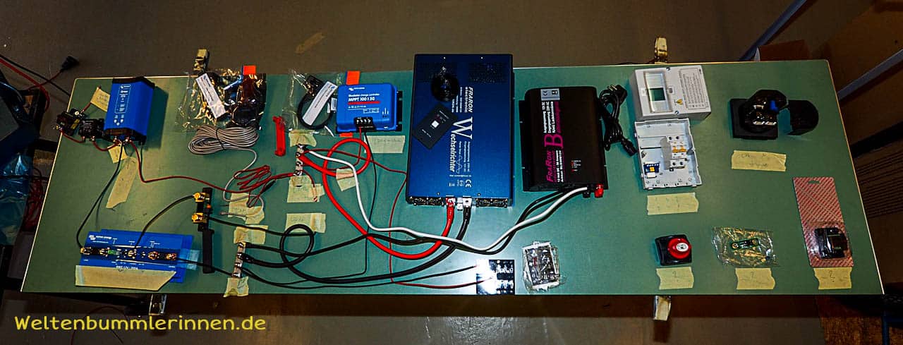 allzeit-bereift.de - Elektroanlage beim Selbstausbau des Fienchens, Steyr 680GL
