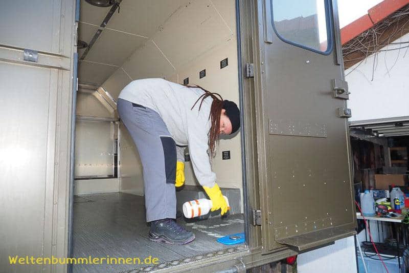 Der weiße Schimmel – Schimmelschutzfarbe im Wohnmobil