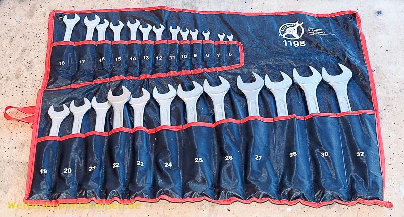 Allzeit-Bereift.de Wasser im Camper Maulschlüsselsatz