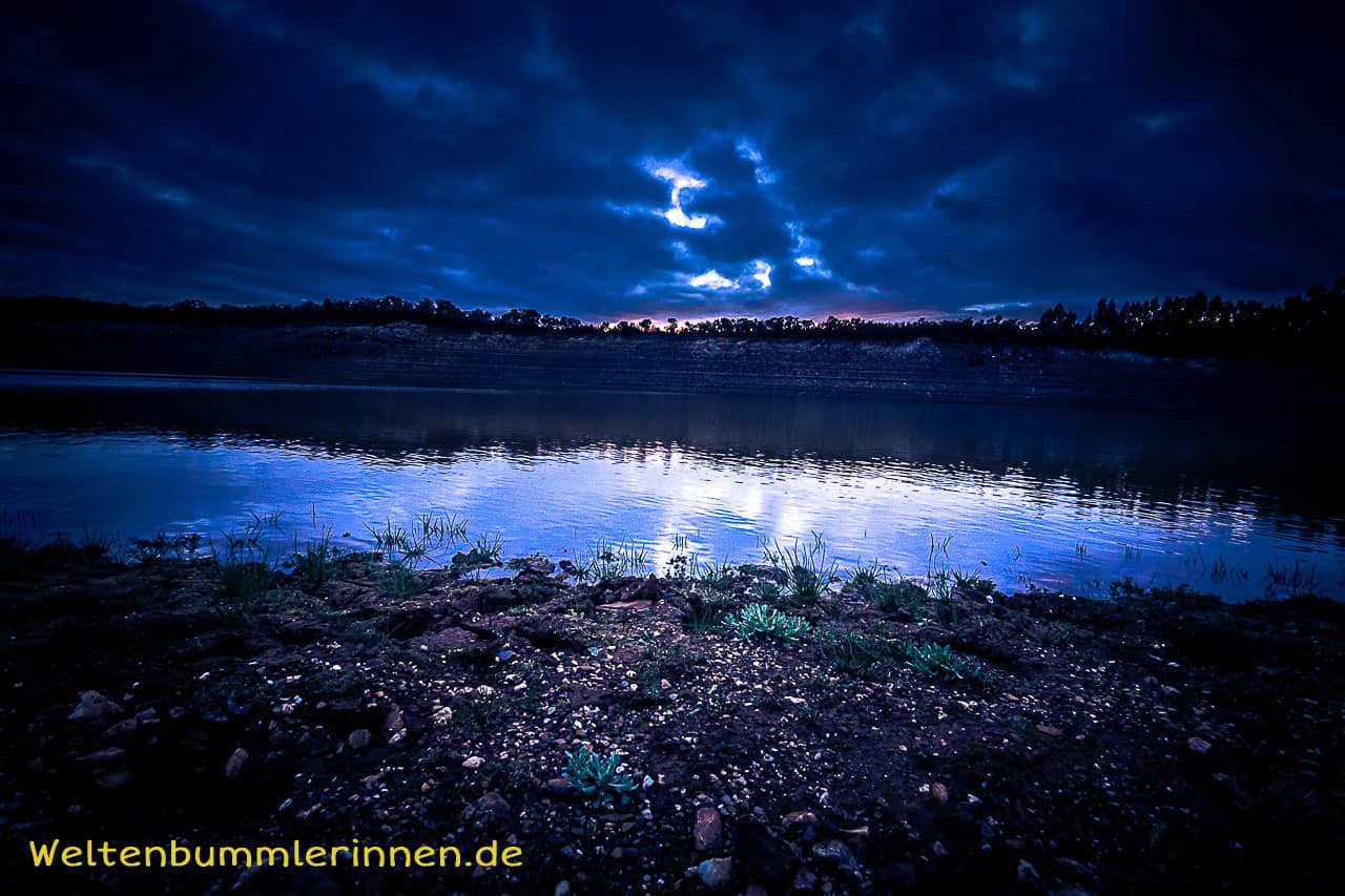 Gewitter am Stausee