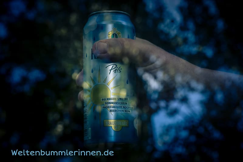 Der Weg zum Bier ist ein Weiter