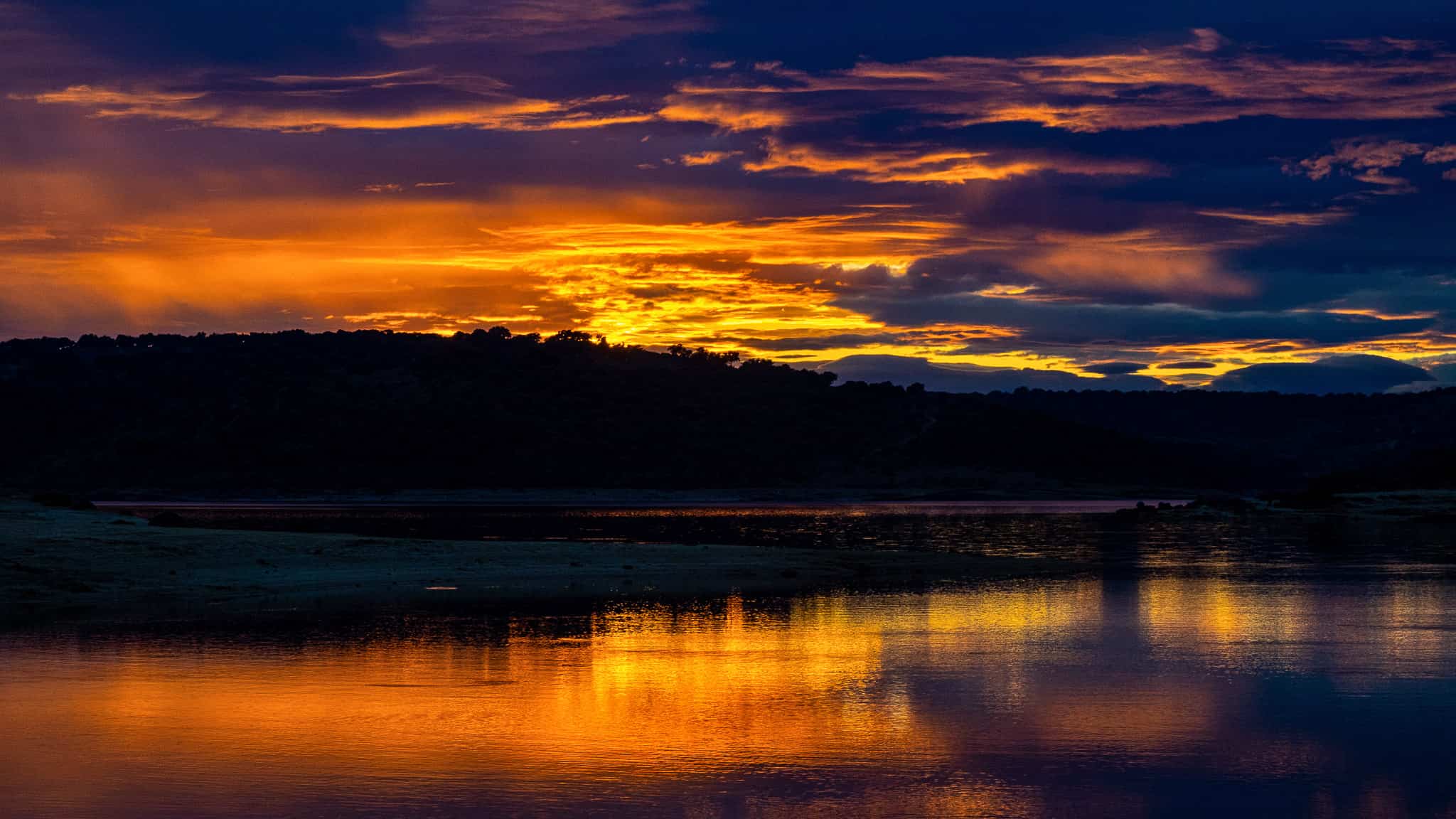 Sonnenuntergang am See