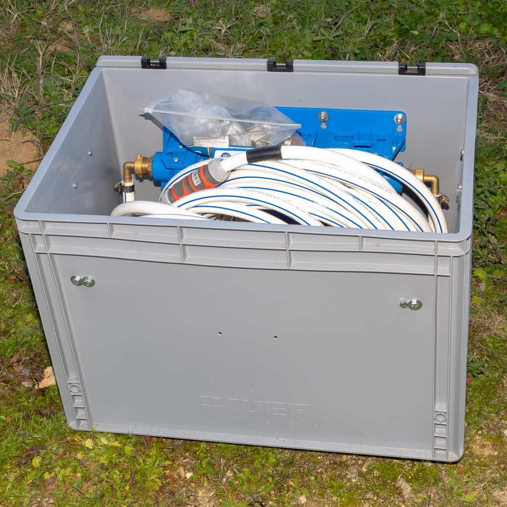 Allzeit-Bereift.de Kiste mit Zubehör Wasser Camper