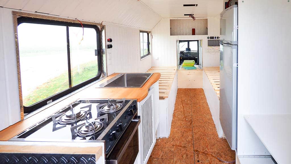 Küchenaufbau im Steyr680