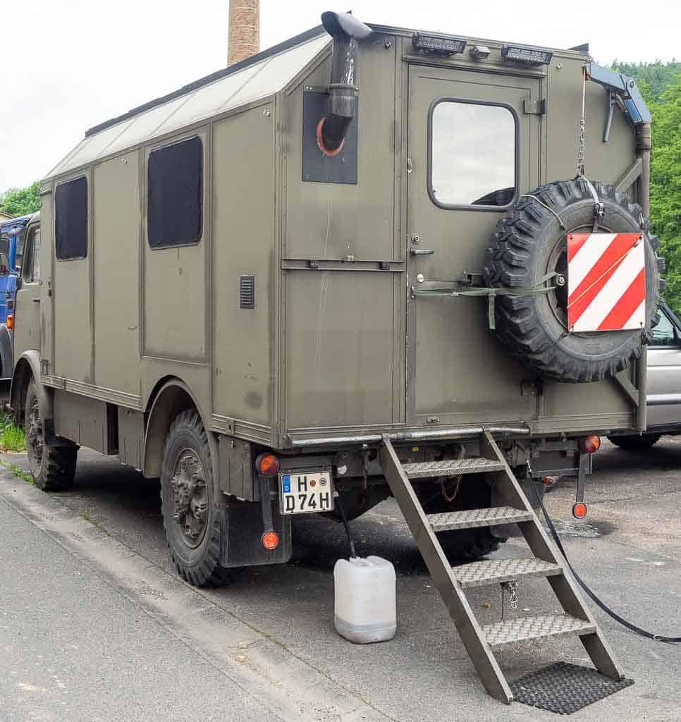 Rückansicht des Steyr680