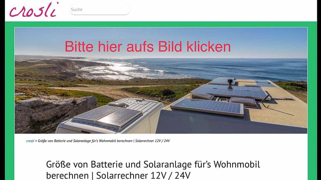 LINK: Die wohl beste Infoquelle und Beratung zum Thema Solarstrom im Wohnmobil