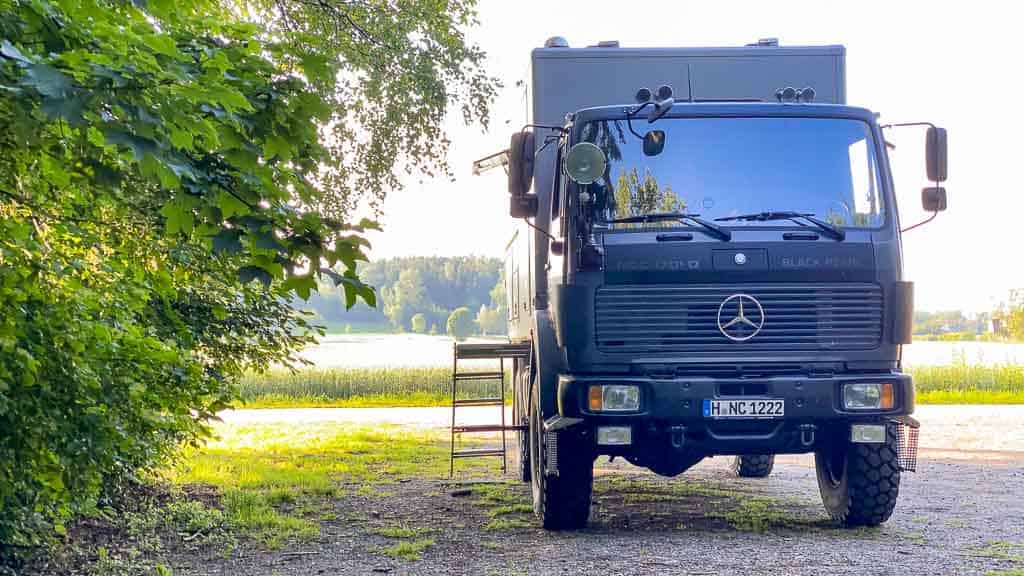 Die Black Pearl, das Fernreisemobil von Allzeit Bereift.