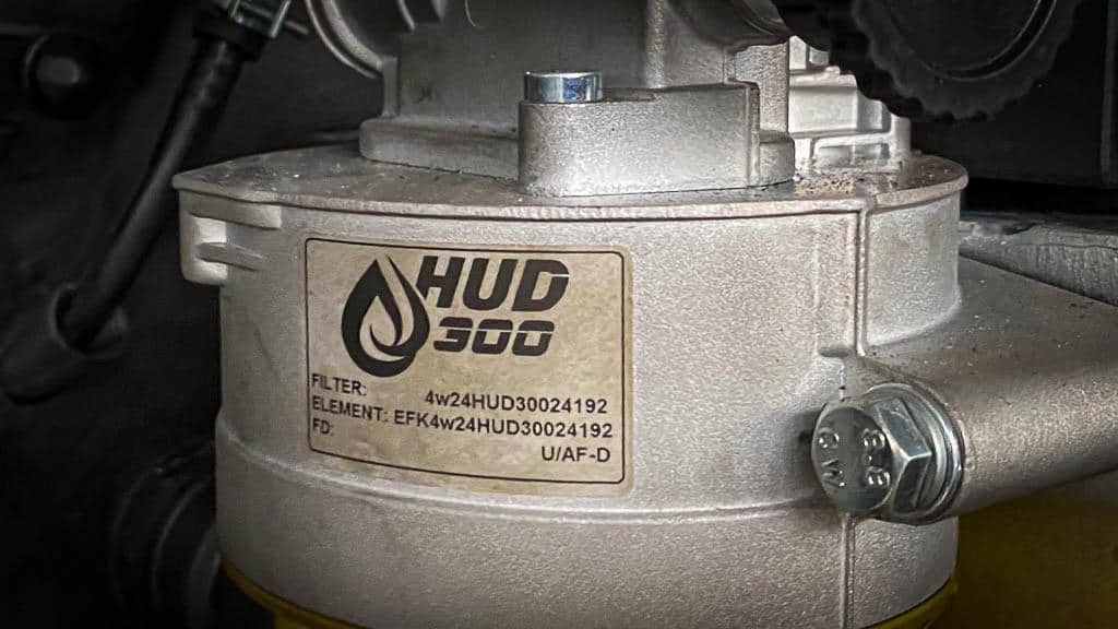 HUD 300 Dieselfilter, hud-filter.de eingebaut in der Black Pearl von allzeit-bereift.de