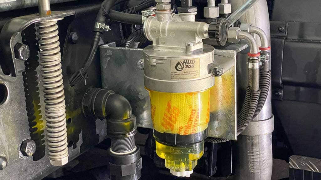 HUD 300 Dieselfilter, hud-filter.de eingebaut in der Black Pearl von allzeit-bereift.de
