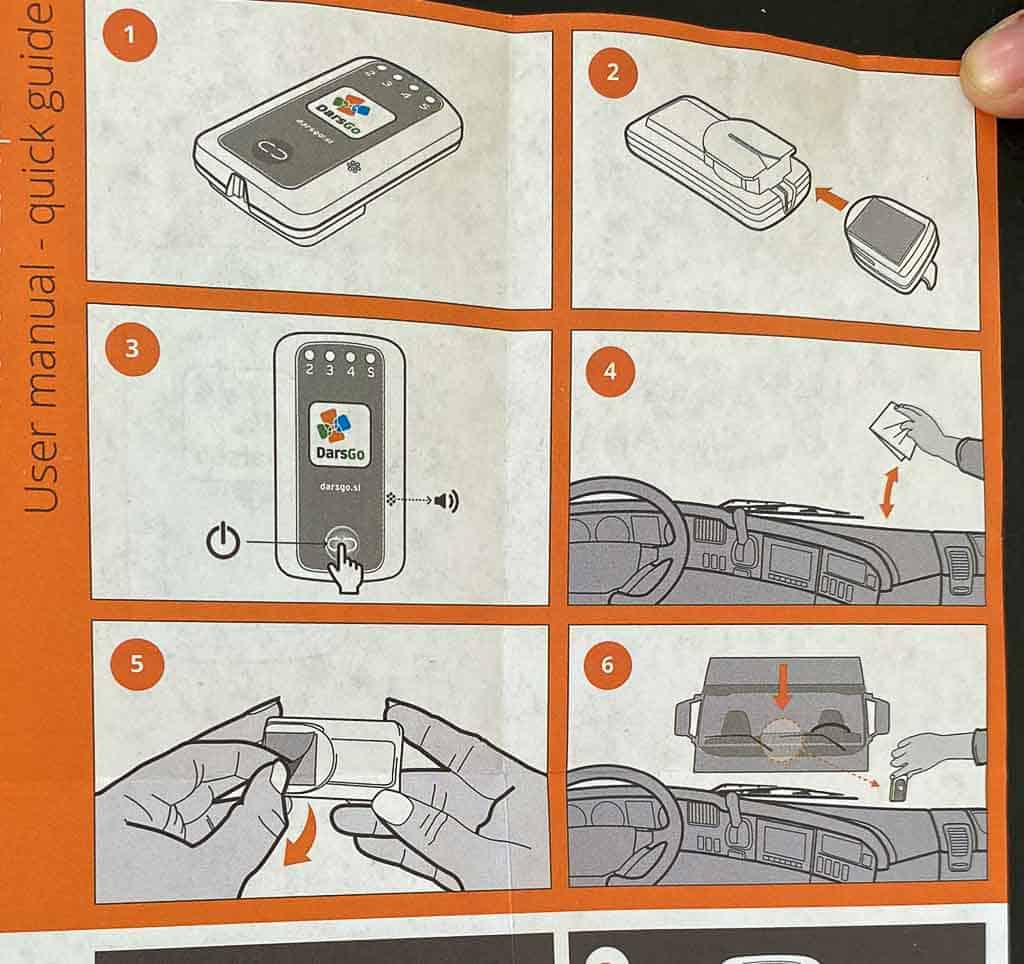 DarsGo Mautbox Anbringung DarsGo Mautbox Anbringung