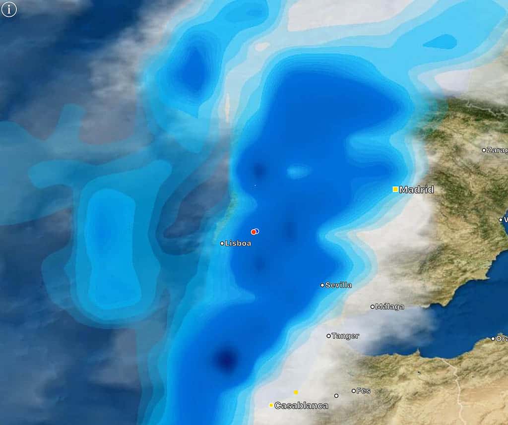 Sandkastenspiele in Portugal - Regenfront