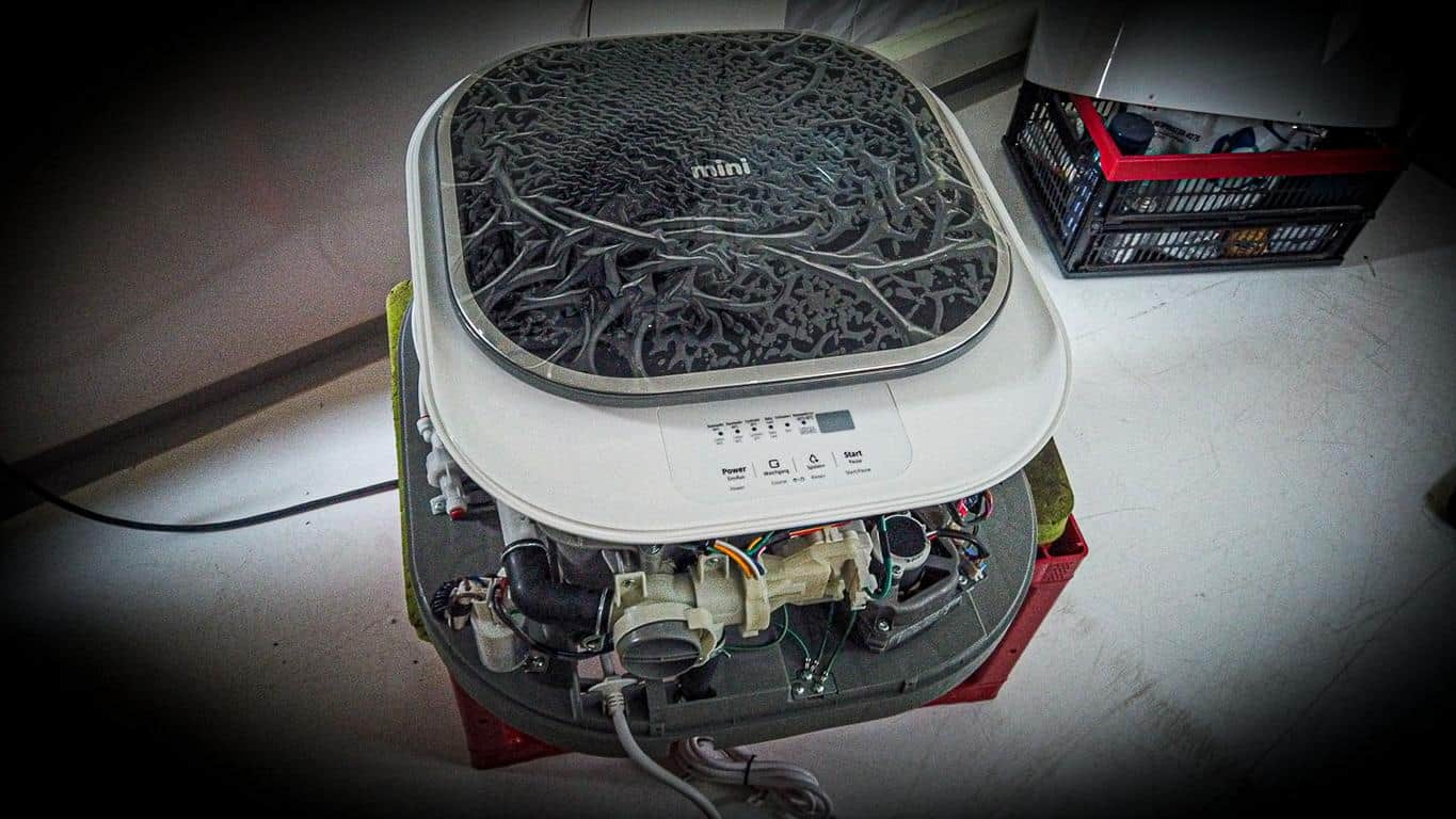 Offene Daewoo Miniwaschmaschine