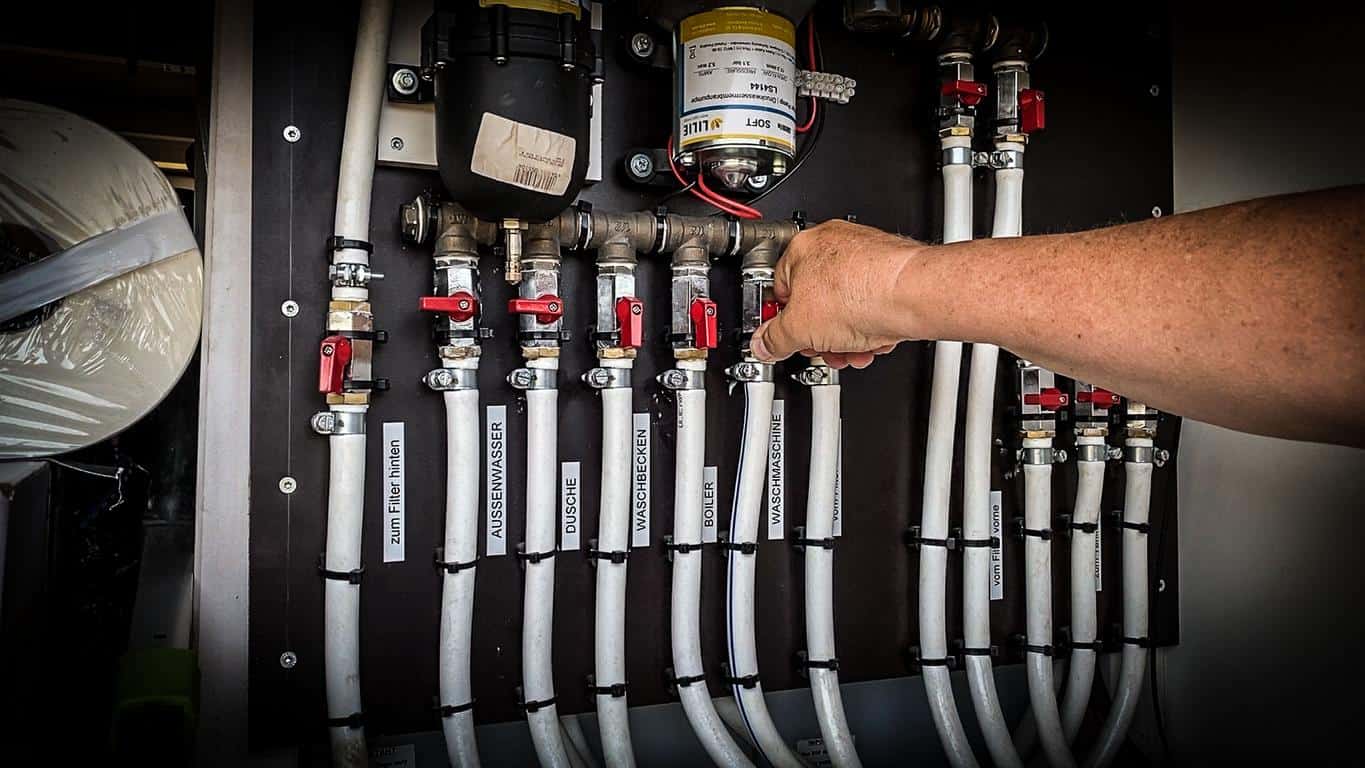 Wasserverteilanlage der Black Pearl