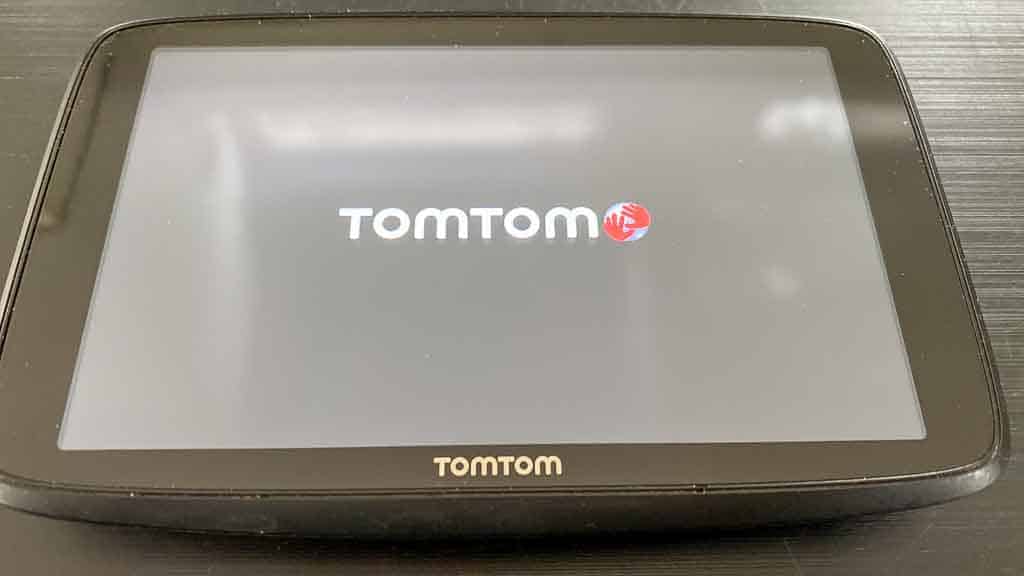 TOMTOM-Go-Professional-620-Einschaltbildschirm Navigation für große Wohnmobile: TOMTOM-Go-Professional-620 Anzeige des Einschaltbildschirms