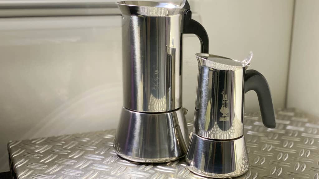 in Italien gekaufte Bialetti Espressomaschinen