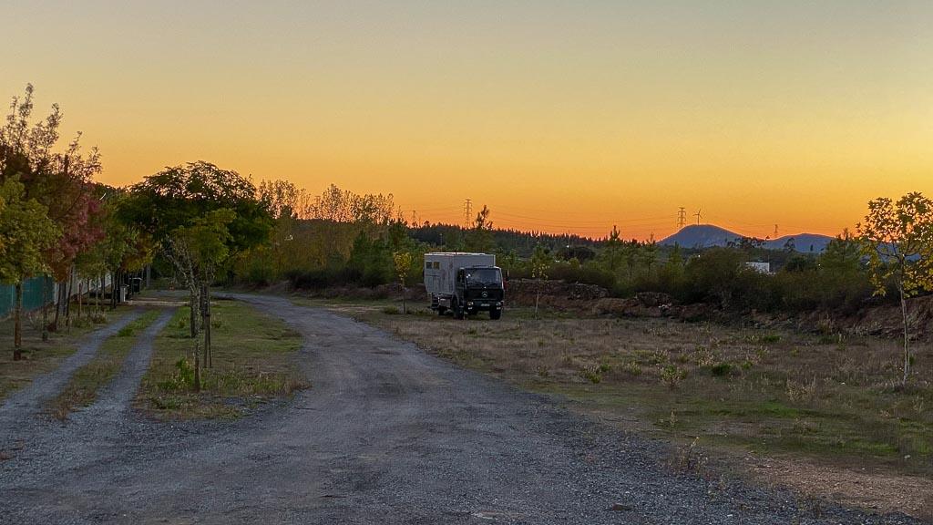 Zwischenstop auf dem Stellplatz Fratel
