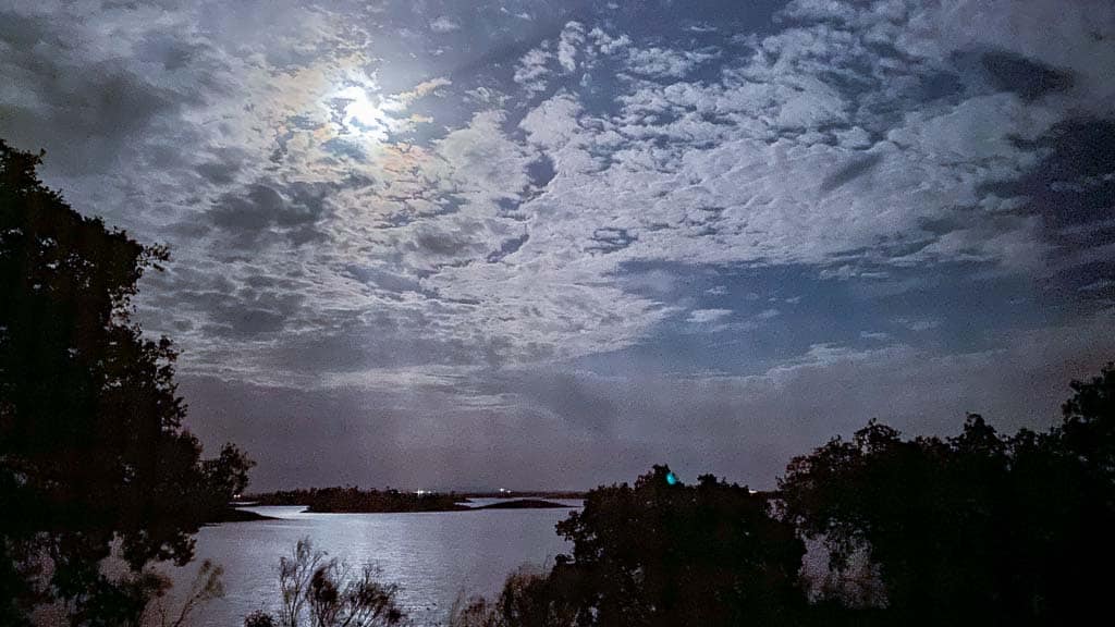 Vollmondnacht am Barragem do Alqueva