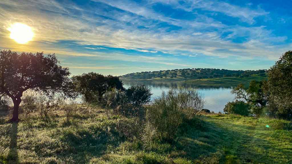 Sundown in leuchtenden Farben