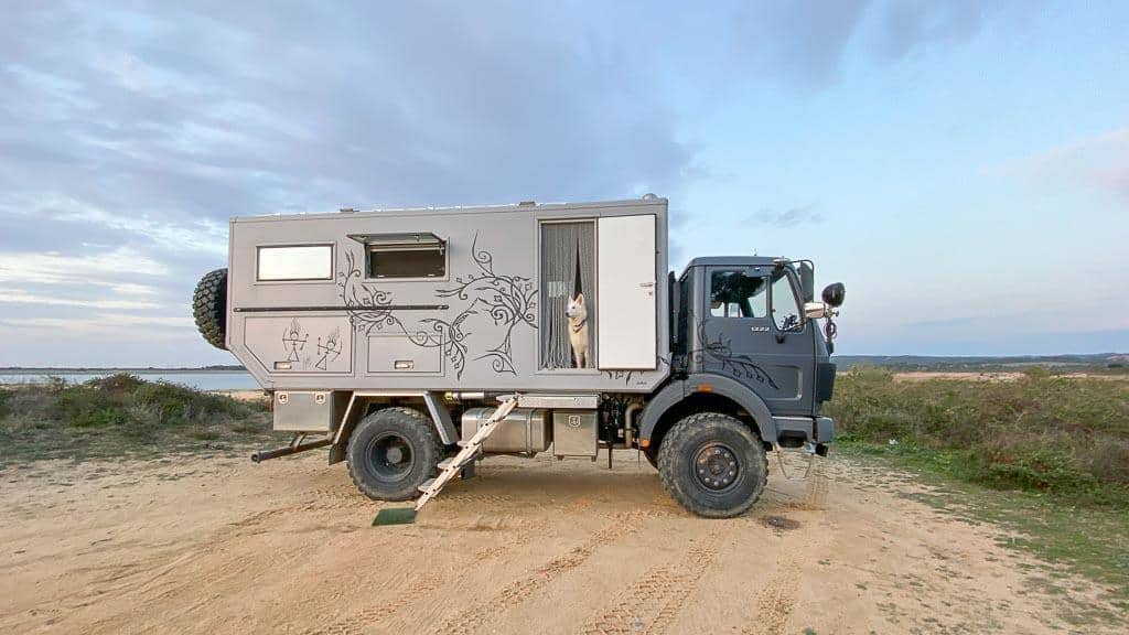 Black Pearl mit Luna am Barragem de Morgavel