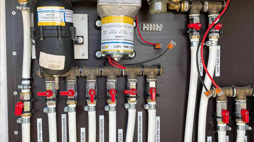 Reparatur der Shurflo Wasserpumpe