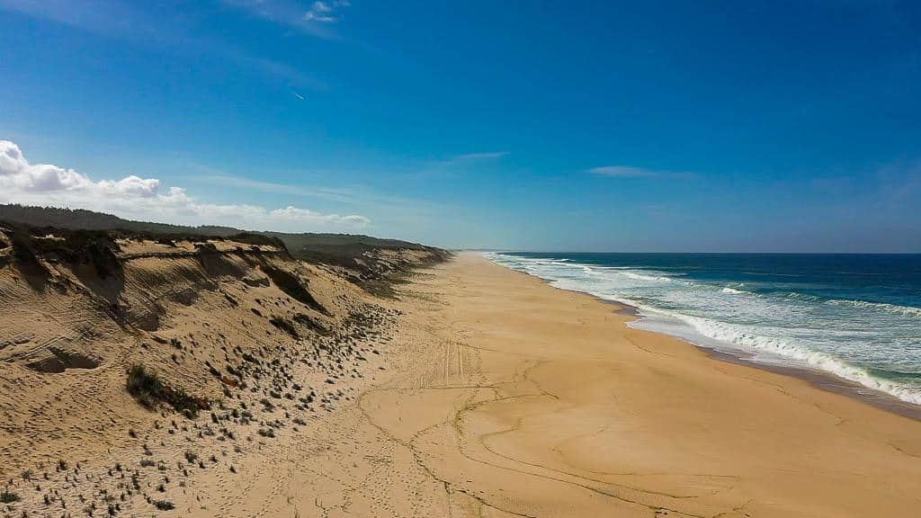 weitläufiger Strand Aberta Nova