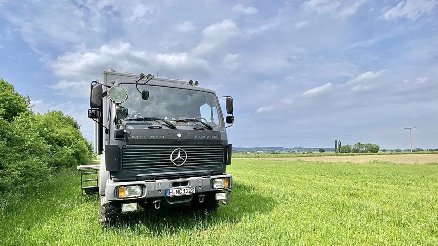 Besuch in Deutschland, Black Pearl auf Wiese