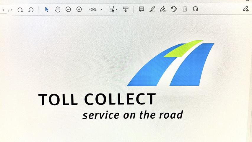 Briefkopfsymbol Toll-Collect