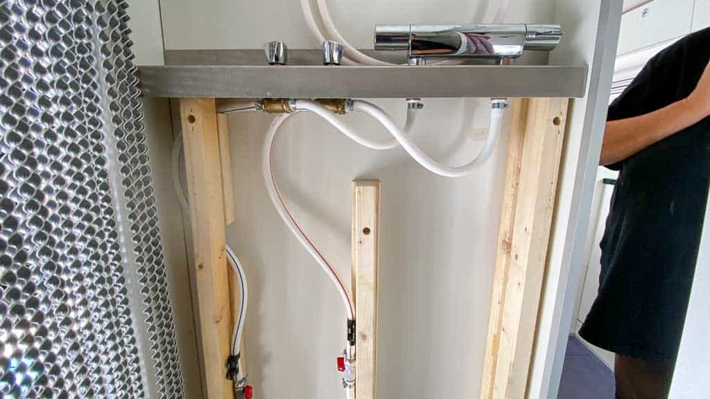 Dusche Anschlußwand Dusche Anschlusswand Black Pearl