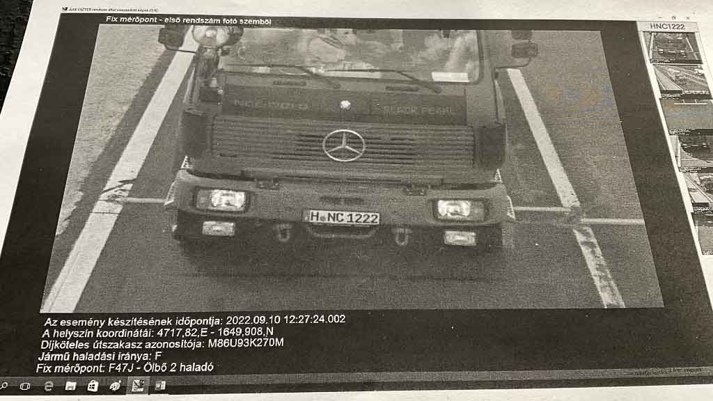 Foto Mautbrücke Black Pearl an der Mautbrücke