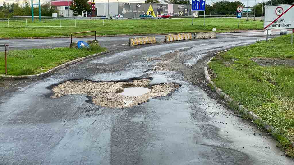Grenzfilter an der Grenze Ungarn Rumänien