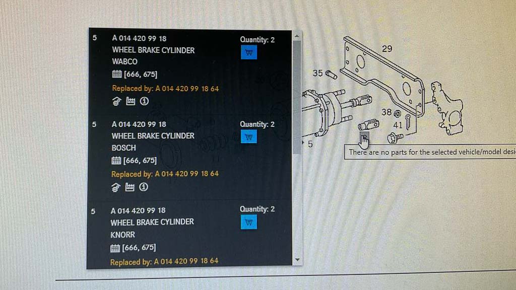 Ersatzteilkatalog Federspeicher