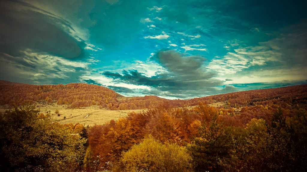 Landschaft Bulgarien Dramatische Landschaft in Bulgarien