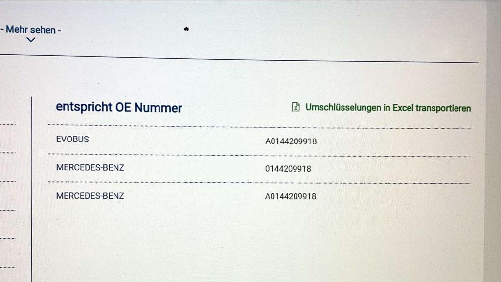 Umschlüsselung Mercedes Benz Wabco