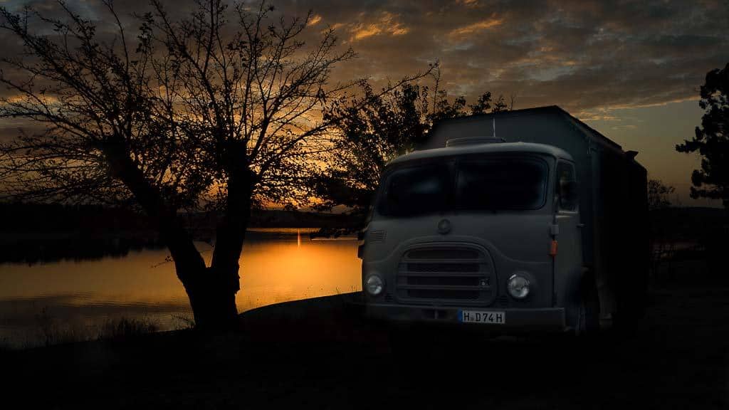 Vanlifer am Lieblingssee