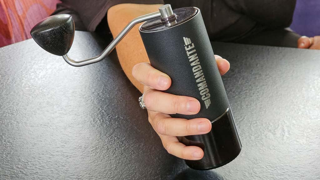 Allzeit-Bereift.de Kaffe Wohnmobil Kaffeemühle Commandante C40