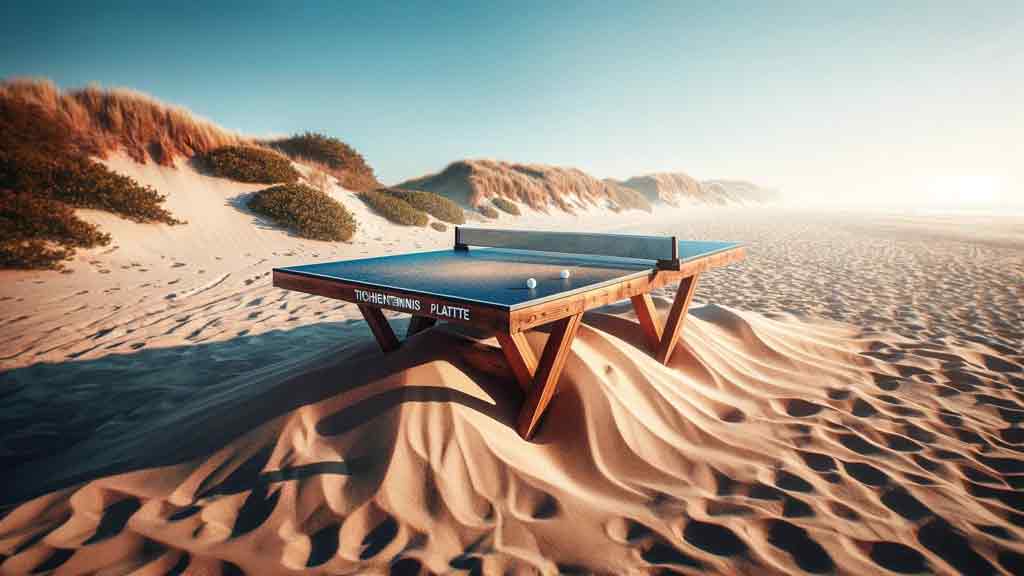 Area Camper La Ermita Tischtennisplatte Symbolbild