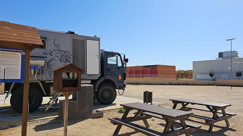 Wassertanken unterwegs